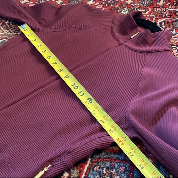 Athleta x Alicia Keys Maroon Red Goddess Bodysuit - Picture 12 of 15